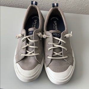 Gray Sperry Sneaker